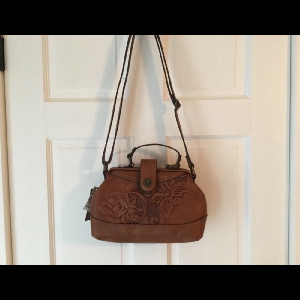 B.O.C. Brown embossed purse.  NWT